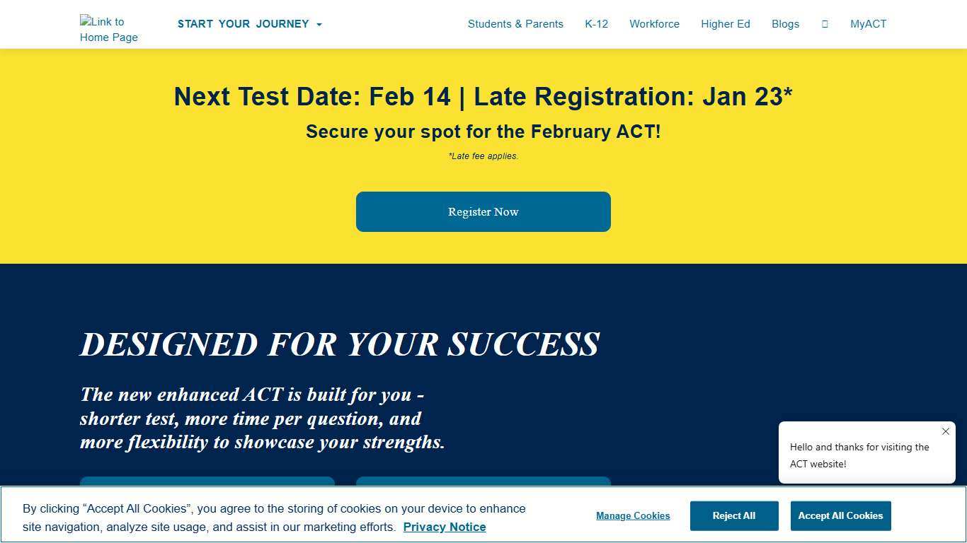 ACT College and Career Readiness Solutions